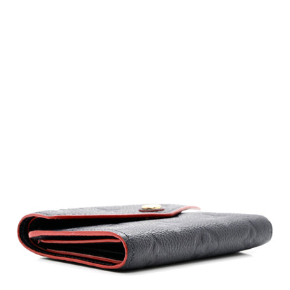 Louis Vuitton Empreinte Victorine Wallet Marine Rouge 4 of 10