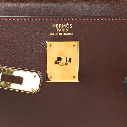 Hermes Box Kelly Retourne 35 Havane 7 of 13