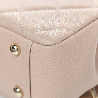 Chanel Caviar Quilted Medium Business Affinity Flap Light Beige 11 of 14