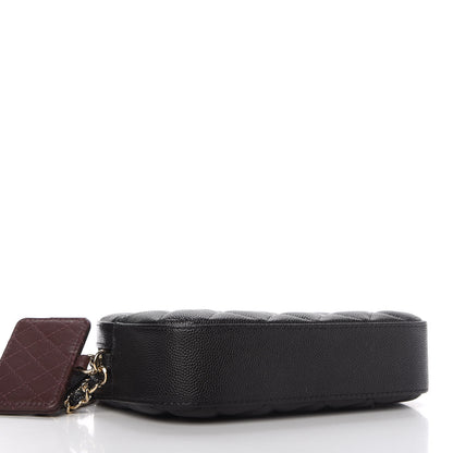 Chanel Caviar Quilted Vanity With Chain Black 4 of 12