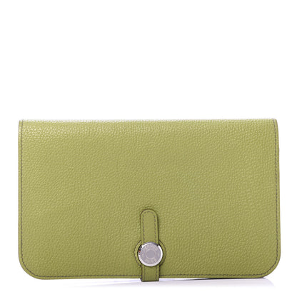 Hermes Togo Dogon Duo Wallet Vert Anis 1 of 12
