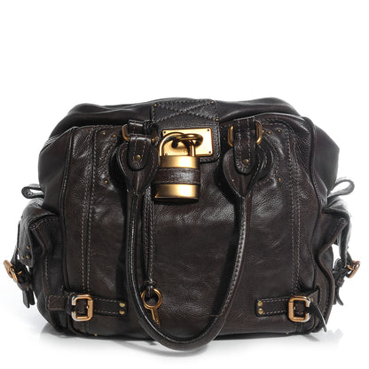 Chloe Leather Paddington Tote Brown 1 of 7