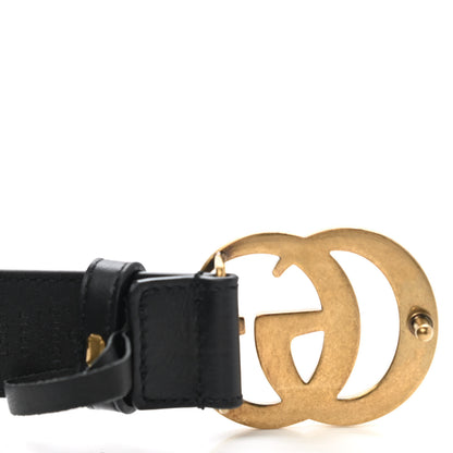 Gucci Calfskin Double G 30mm Belt 85 34 Black 6 of 7