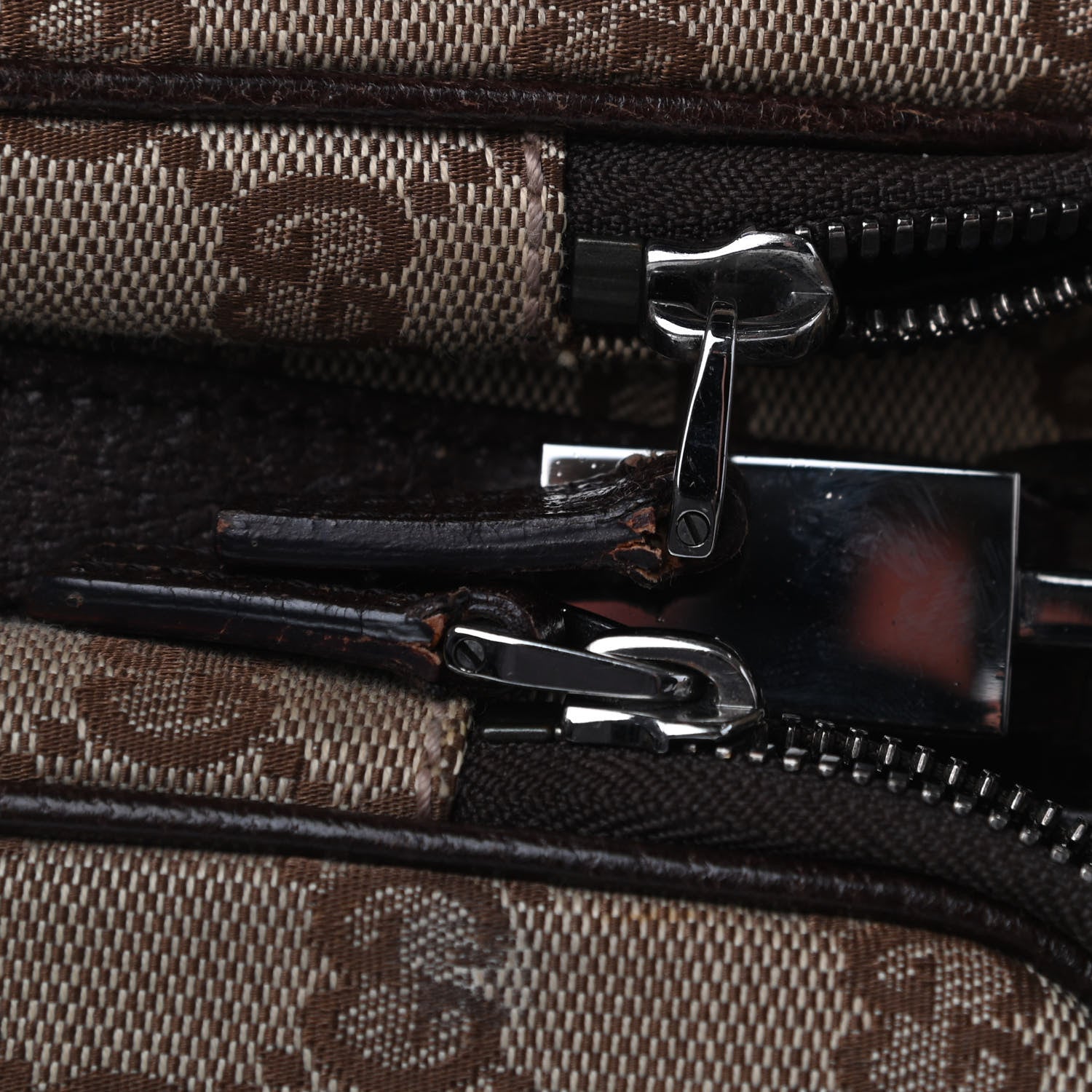 Gucci Monogram Backpack Dark Brown 8 of 9