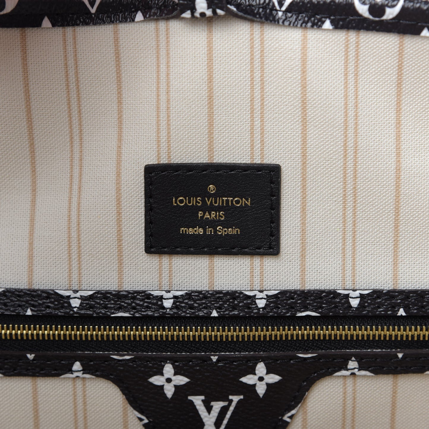 Monogram Giant Jungle Neverfull MM Ivory