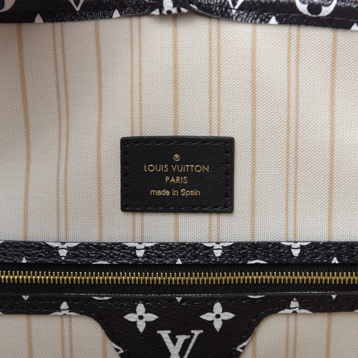 Louis Vuitton Monogram Giant Jungle Neverfull MM Ivory 8 of 9