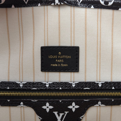 Louis Vuitton Monogram Giant Jungle Neverfull MM Ivory 8 of 9