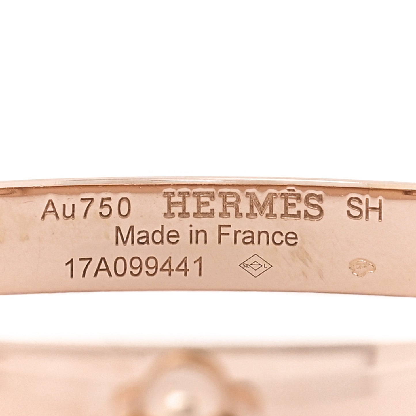 18K Rose Gold PM Collier De Chien Bracelet SH