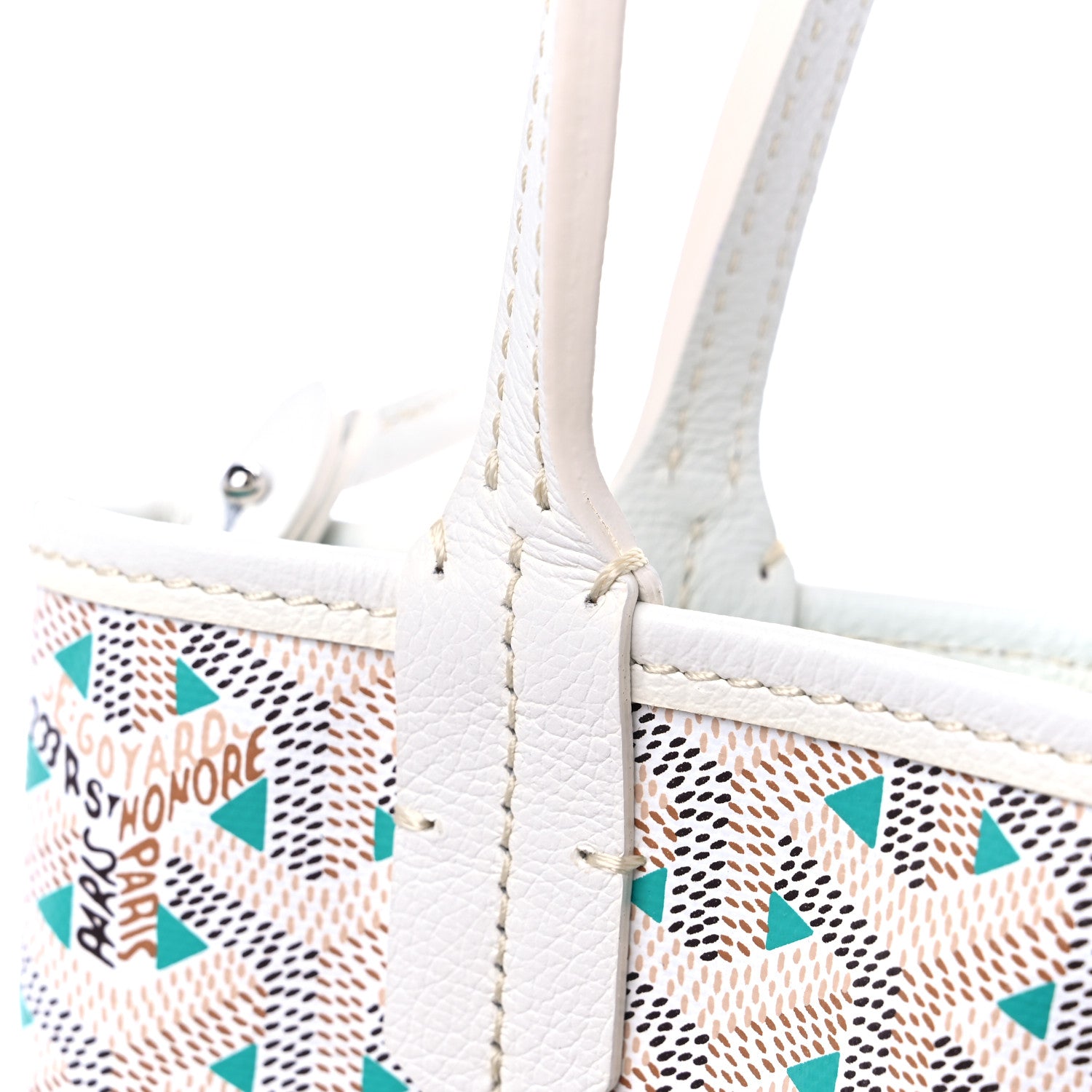 Goyard Goyardine Poitiers Tote White Opaline 8 of 8
