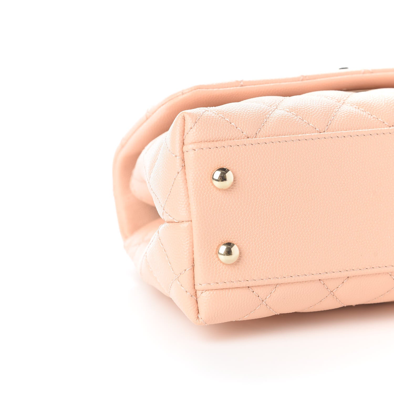 Chanel Caviar Quilted Mini Coco Handle Flap Light Pink 7 of 8