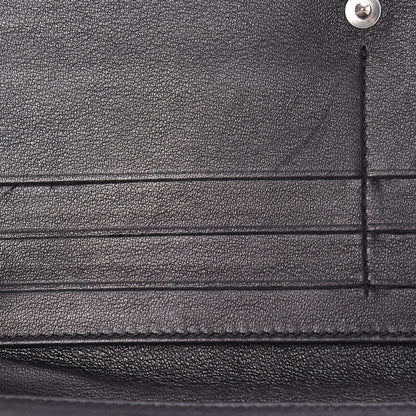 Christian Dior Patent Cannage Lady Dior Yen Wallet Black 10 of 14