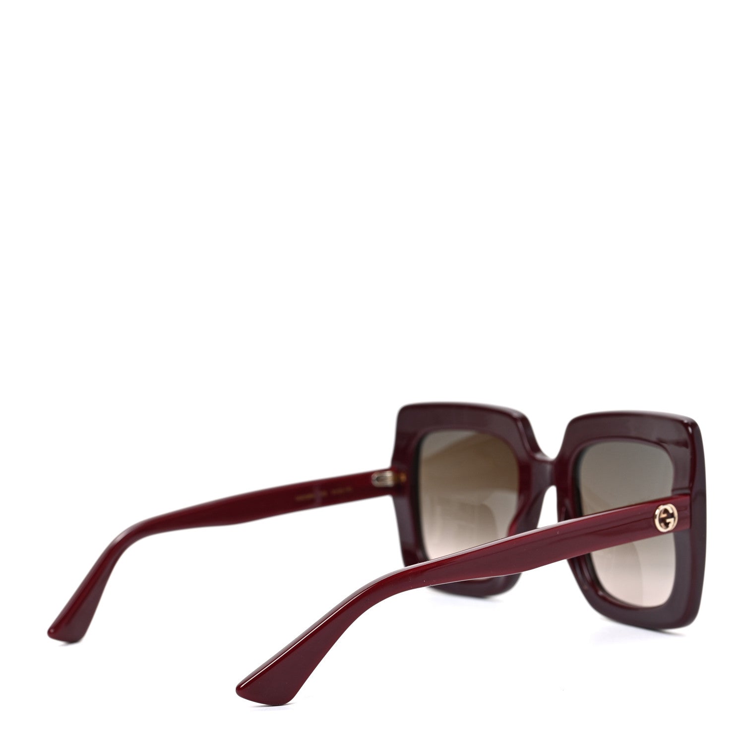 Gucci Acetate Oversize Sunglasses GG0328S Red 4 of 7
