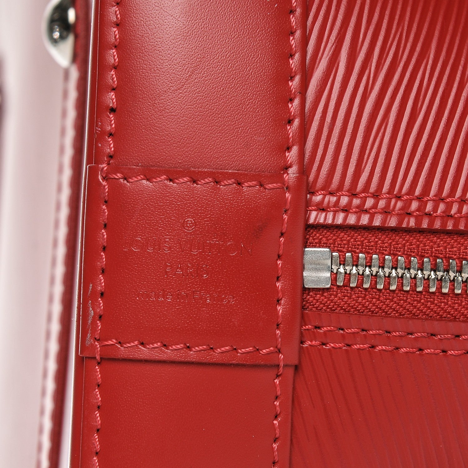 Louis Vuitton Epi Alma GM Carmine 7 of 8