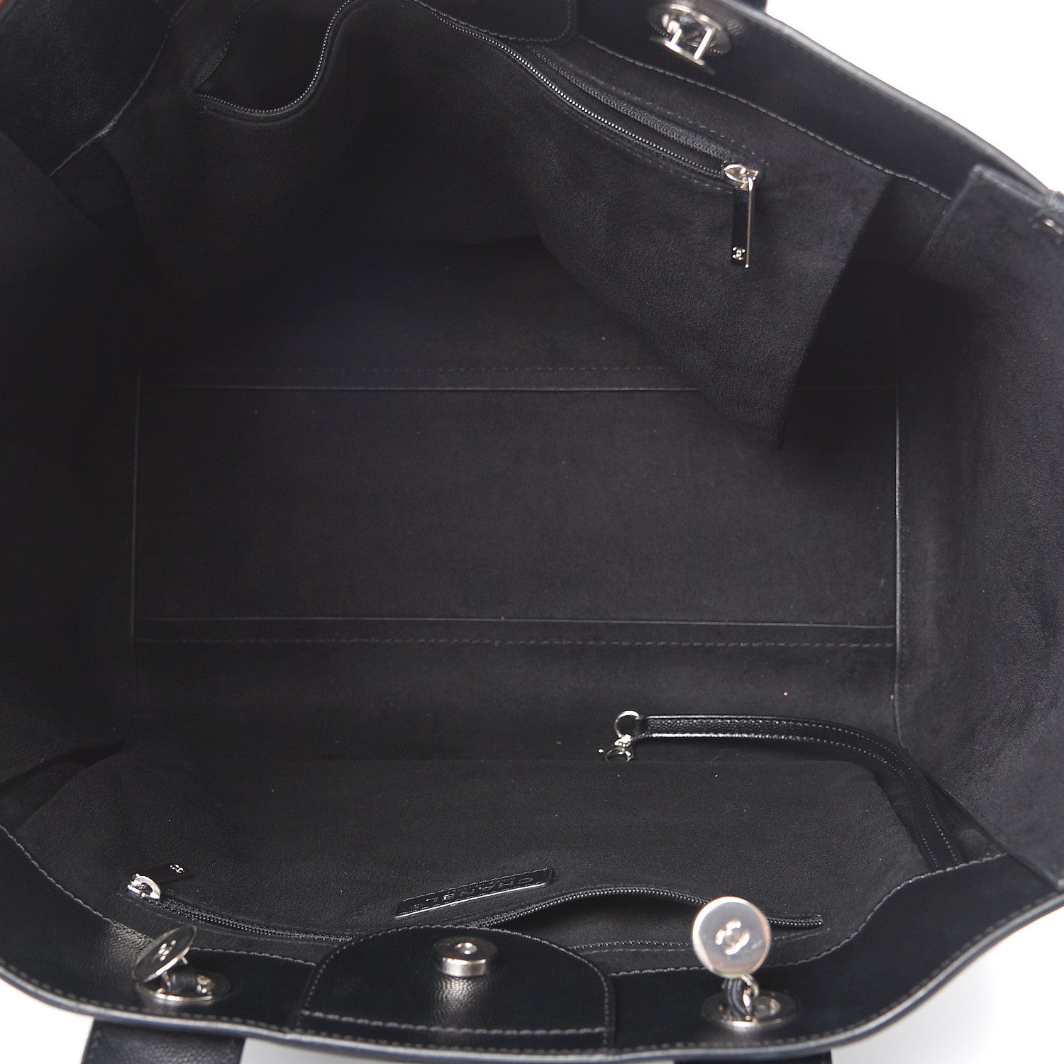 Chanel Caviar Medium Studded Deauville Tote Black 4 of 15