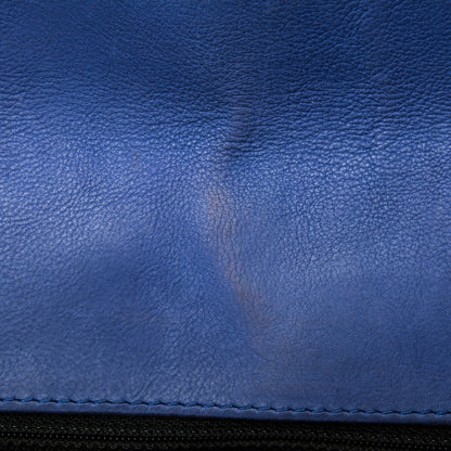 Chanel Calfskin Quilted Large Boy Flap Blue 9 of 14