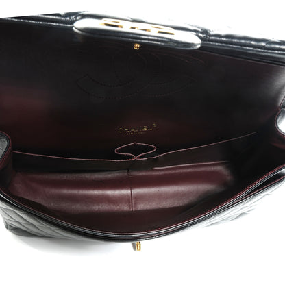 Chanel Lambskin Quilted Maxi Double Flap Black 6 of 9