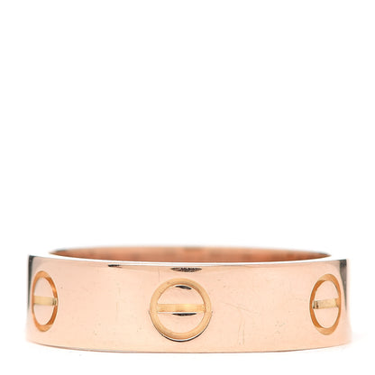 Cartier 18K Pink Gold 5.5mm LOVE Ring 60 9 3 of 4