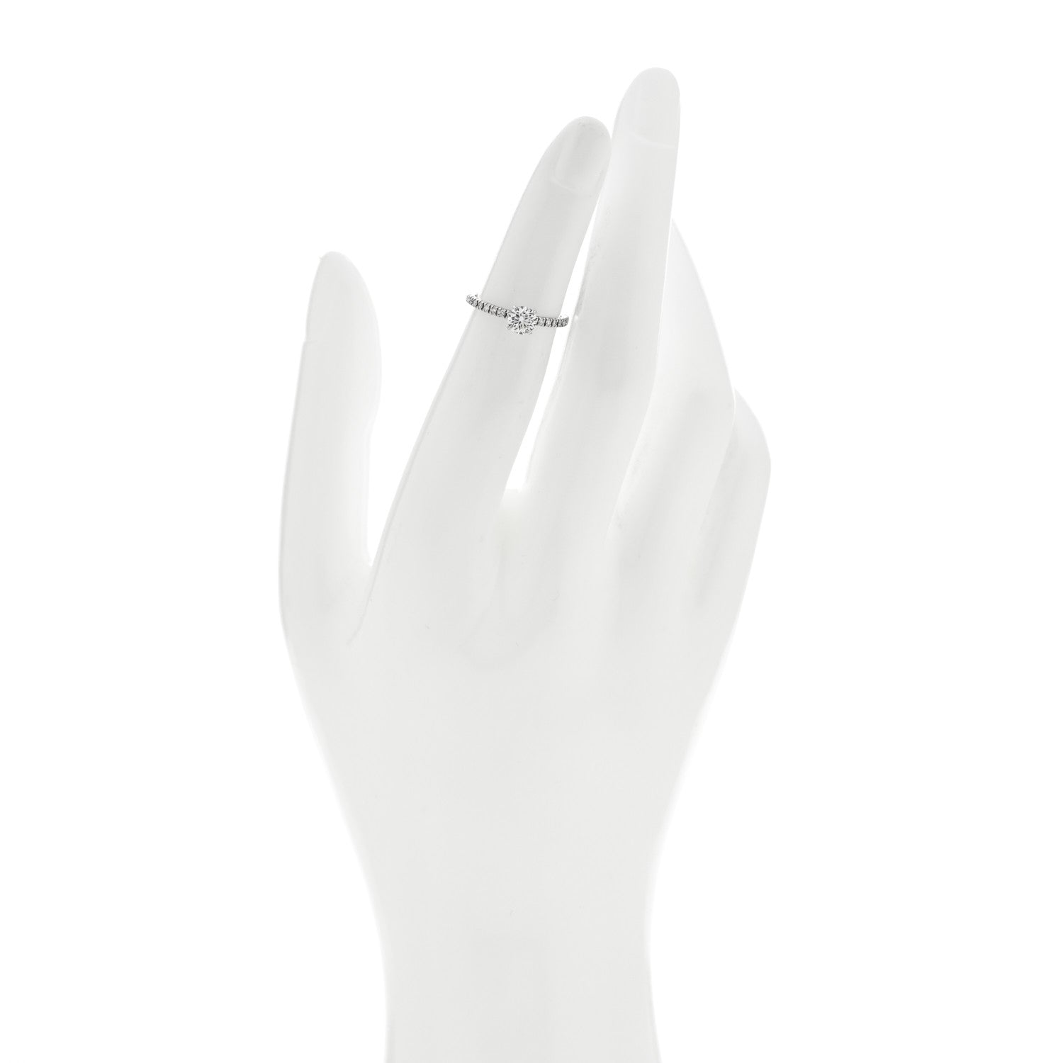 Cartier Platinum Diamond .40ct Etincelle De Cartier Solitaire Engagement Ring 46 3.75 2 of 7