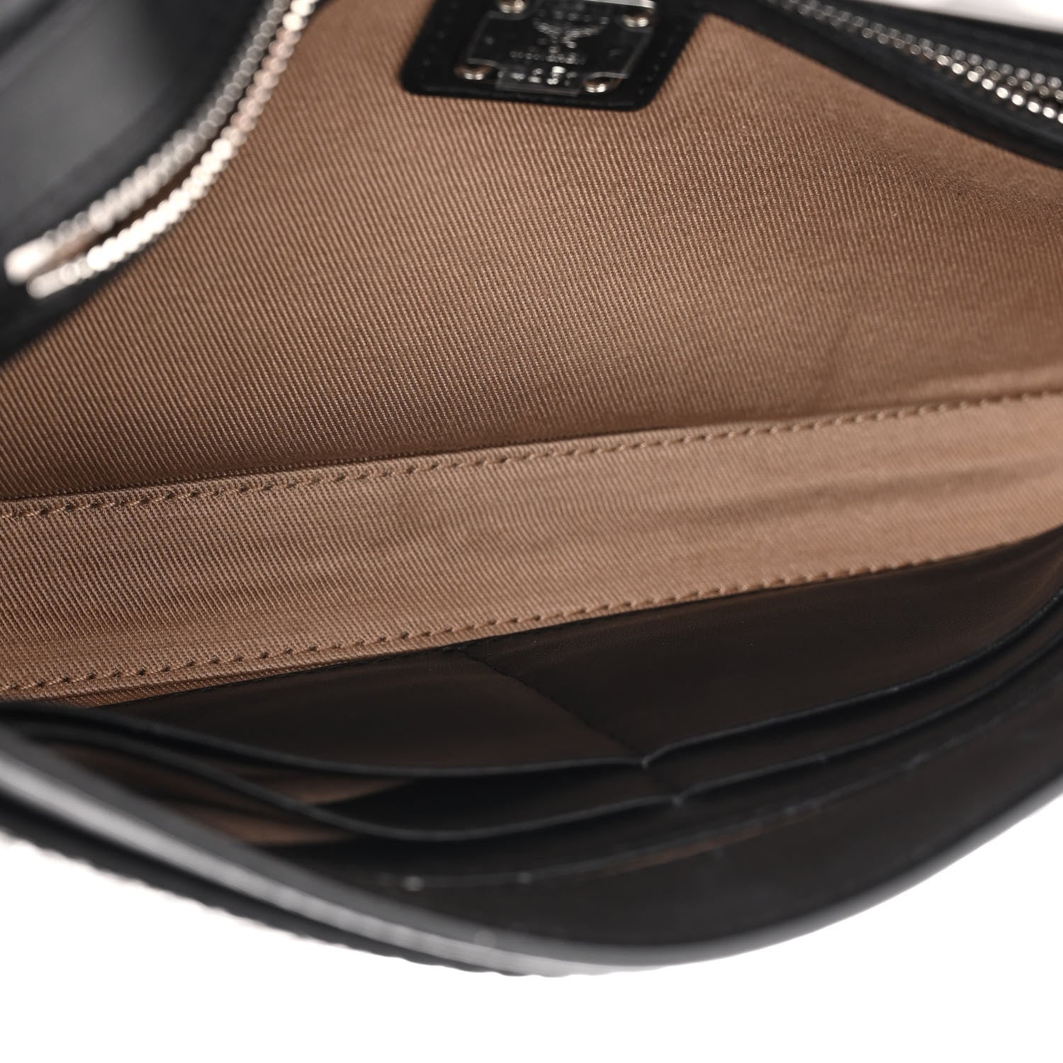 MCM Visetos Monogram Medium Millie Crossbody Bag Black 5 of 9