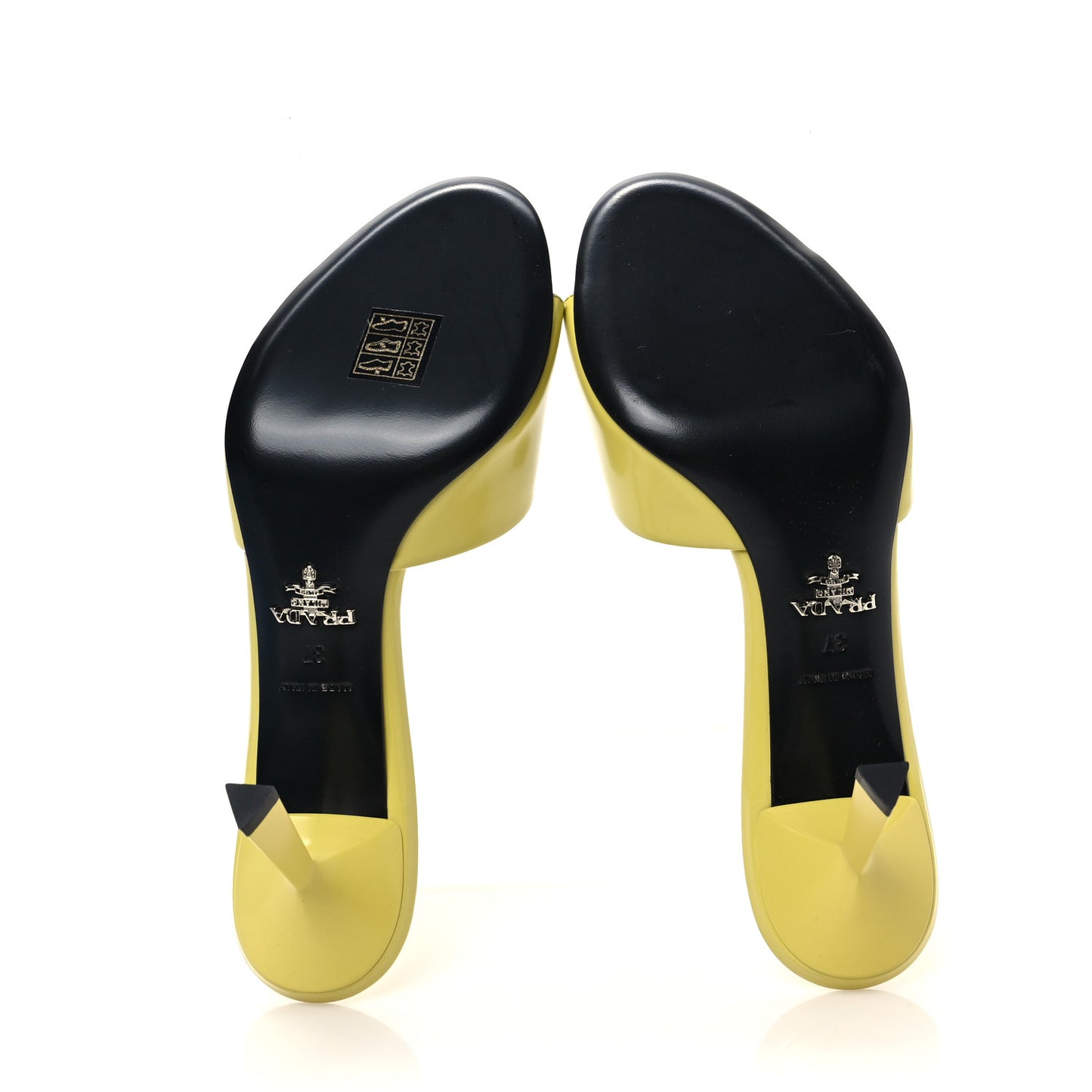 Spazzolato Logo 75mm Slide Sandals 37 Cedro