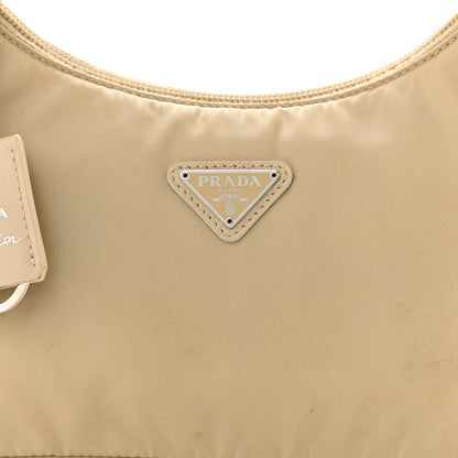 Prada Re-Nylon Saffiano Mini Re-Edition 2000 Bag Deserto 9 of 15