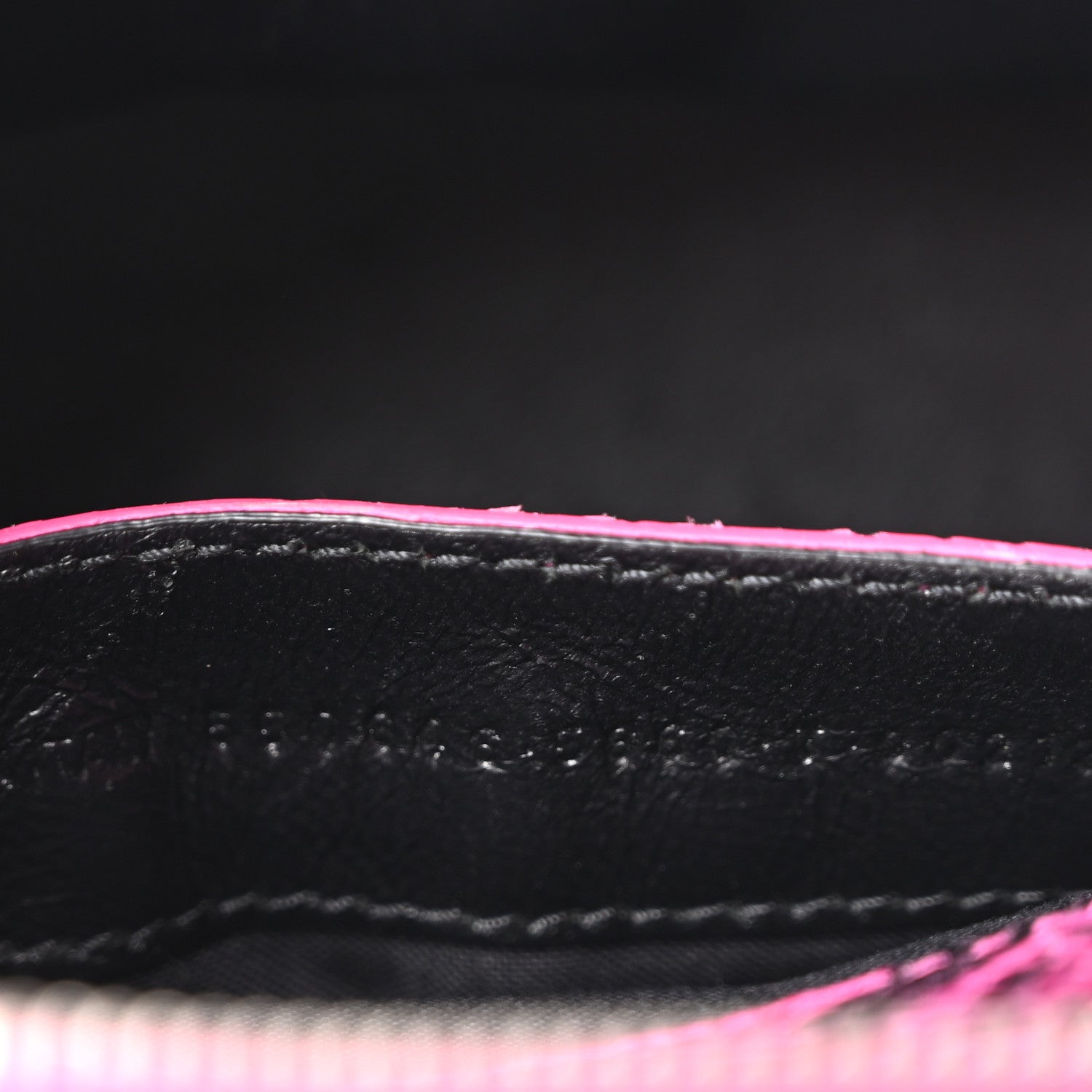 Balenciaga Calfskin Python Effect XXS Ville Top Handle Bag Fuchsia Black 7 of 10