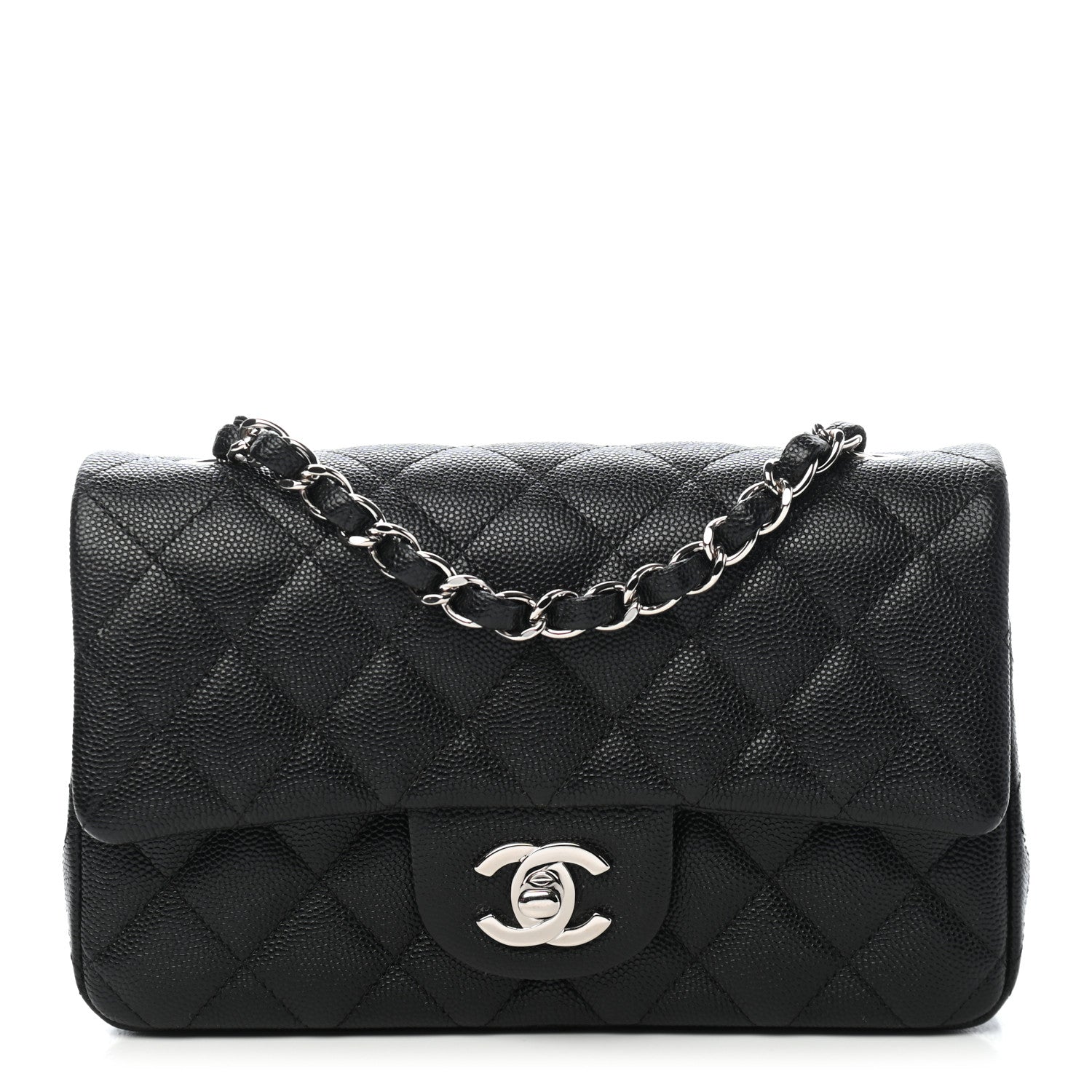 Chanel Caviar Quilted Mini Rectangular Flap Black 2 of 20