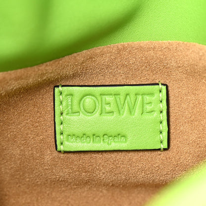 Loewe Calfskin Mini Flamenco Knot Clutch Apple Green 6 of 11