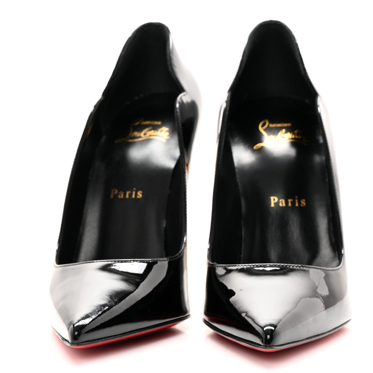 Christian Louboutin Patent LipChick 100 Pumps 39 Black 2 of 13