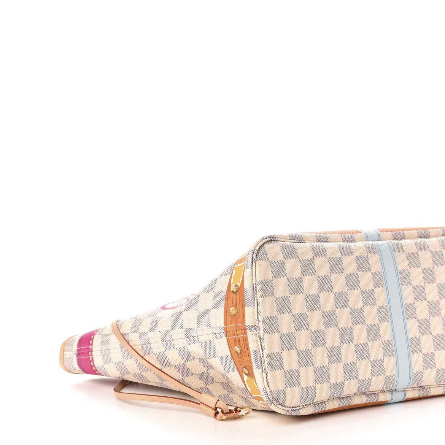 Louis Vuitton Damier Azur Summer Trunks Newport Beach Neo Neverfull MM 9 of 13