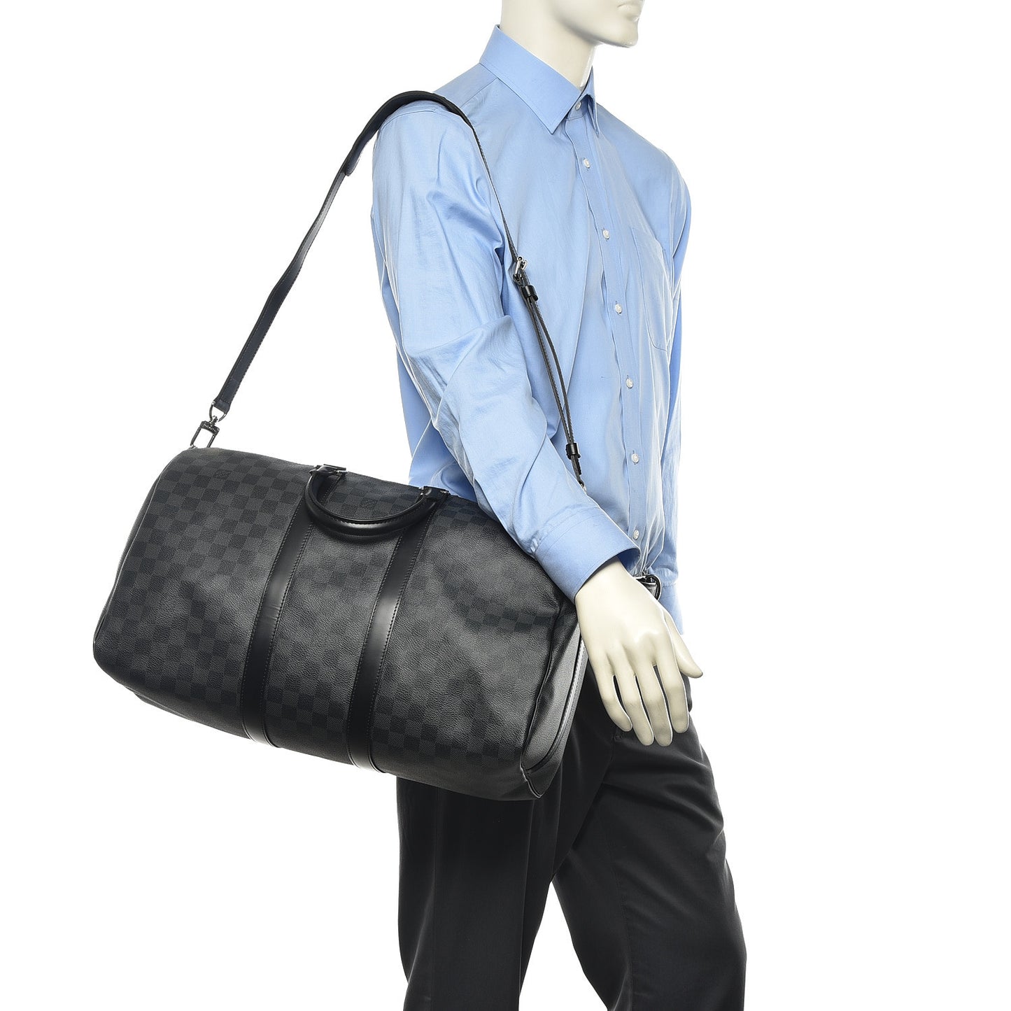 Damier Graphite Keepall Bandouliere 45