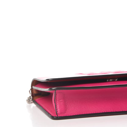 Givenchy Lambskin Emblem Chain Wallet Cyclamen 9 of 10