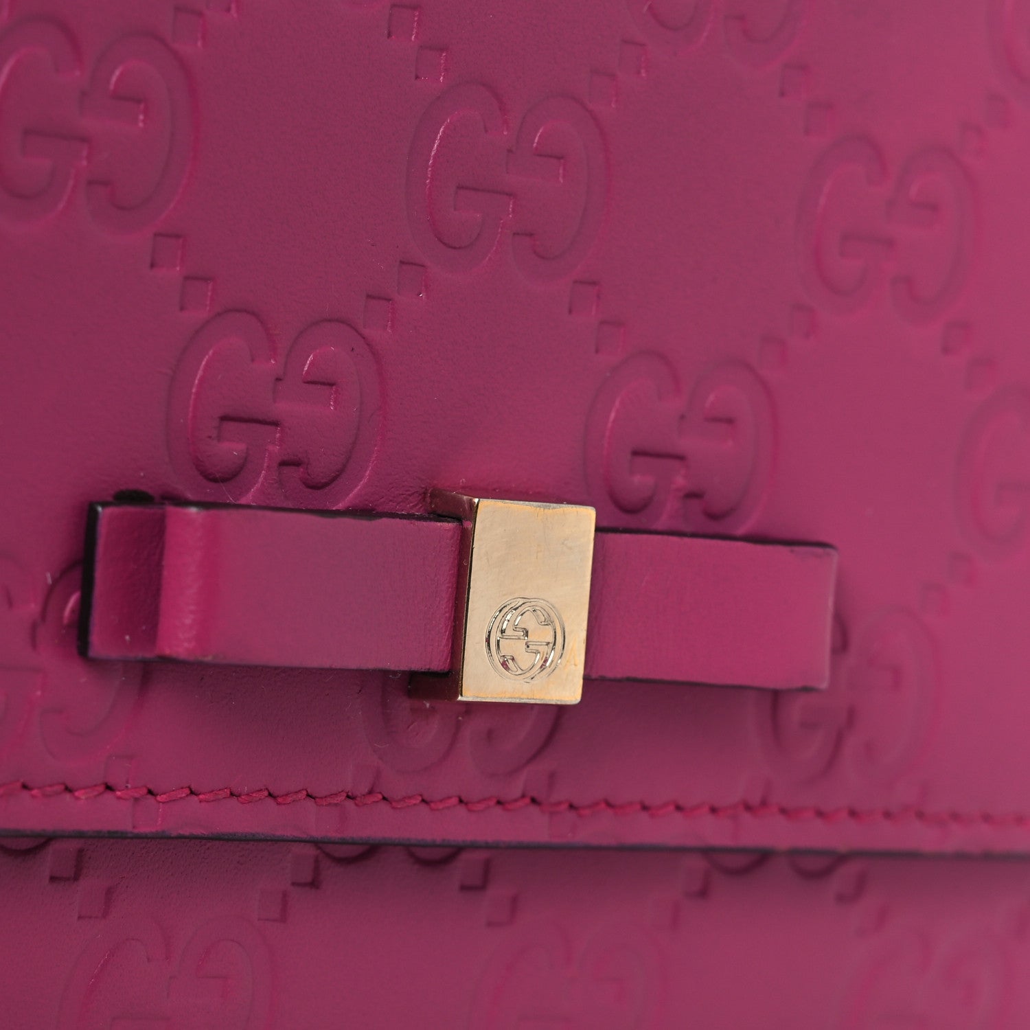 Gucci Guccissima Signature Bowy Continental Wallet Peonia Flower 8 of 9