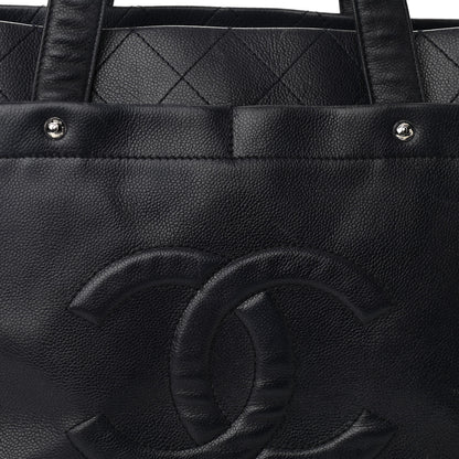 Chanel Caviar Executive Cerf Shopper Tote Navy 8 of 13