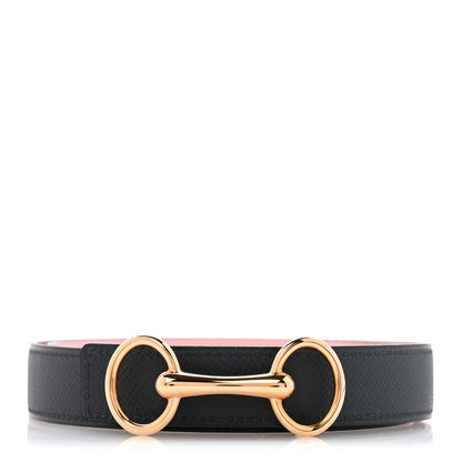 Hermes Epsom Swift 24mm Heritage Belt 80 32 Gris Misty Rose Sakura 1 of 8