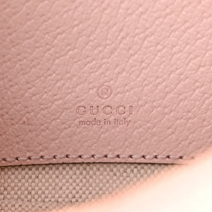 Gucci Monogram Jumbo GG Textured Dollar Calfskin Mini Ophidia Half Moon Hobo Beige Perfect Pink 6 of 12