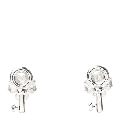 Tiffany Sterling Silver Key Earrings 1 of 5