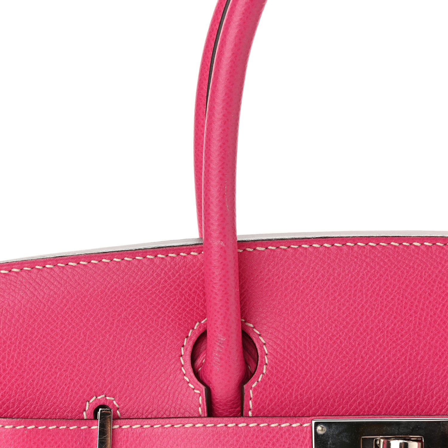 Hermes Epsom Candy Birkin 30 Rose Tyrien Rubis 15 of 21