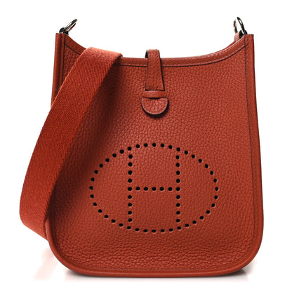 Hermes Taurillon Clemence Evelyne TPM Cuivre 1 of 11