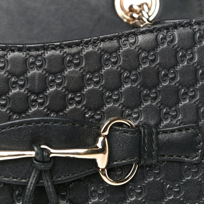 Gucci Microguccissima Mini Emily Shoulder Bag Black 15 of 19