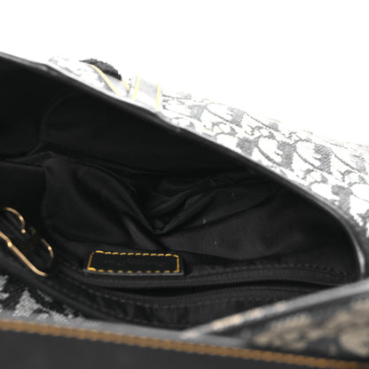 Christian Dior Monogram Saddle Bag Blue 5 of 13