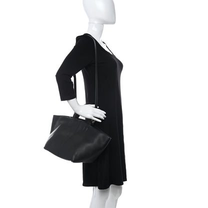 Mansur Gavriel Calfskin Mini Tulipano Bag Black 2 of 9