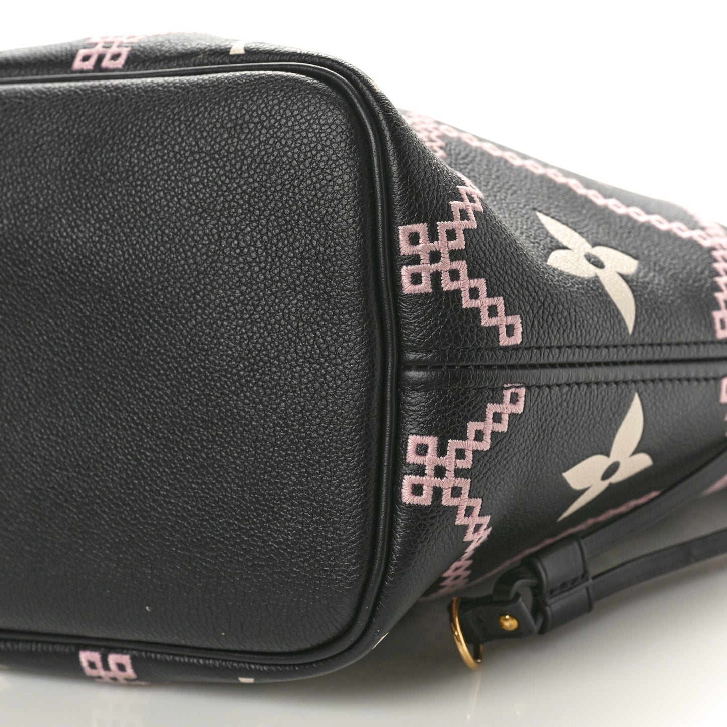 Empreinte Monogram Giant Broderies Neverfull MM Black