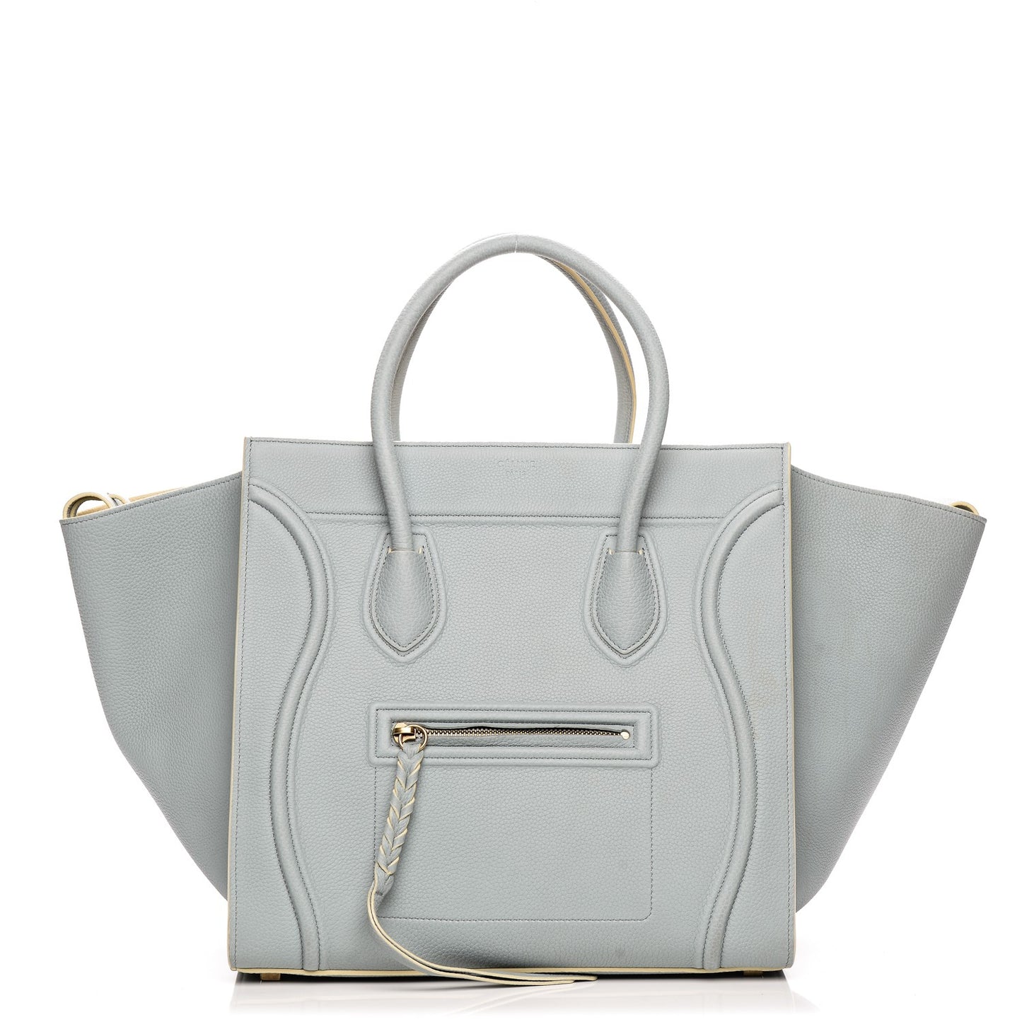 Baby Grained Calfskin Medium Phantom Luggage Cloud