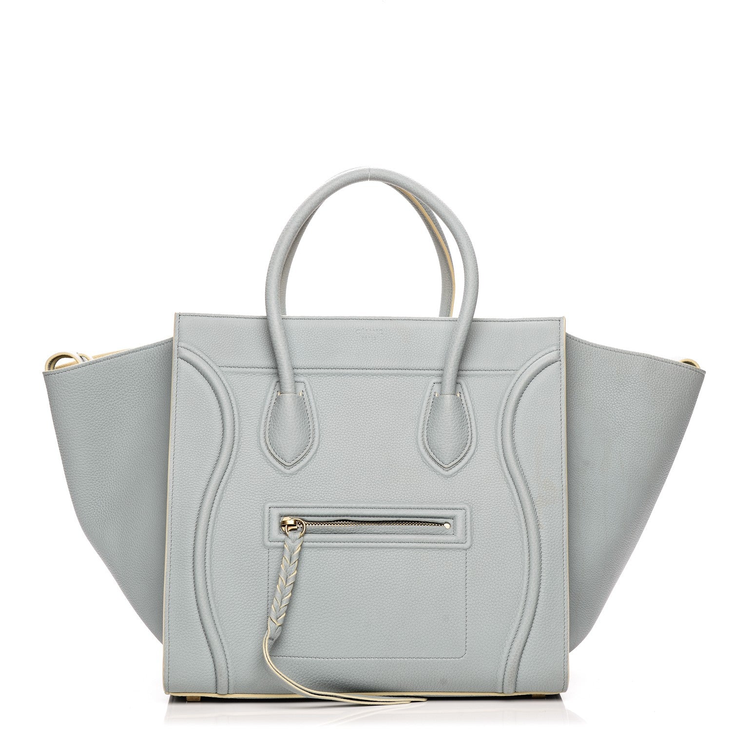 Celine Baby Grained Calfskin Medium Phantom Luggage Cloud 1 of 8