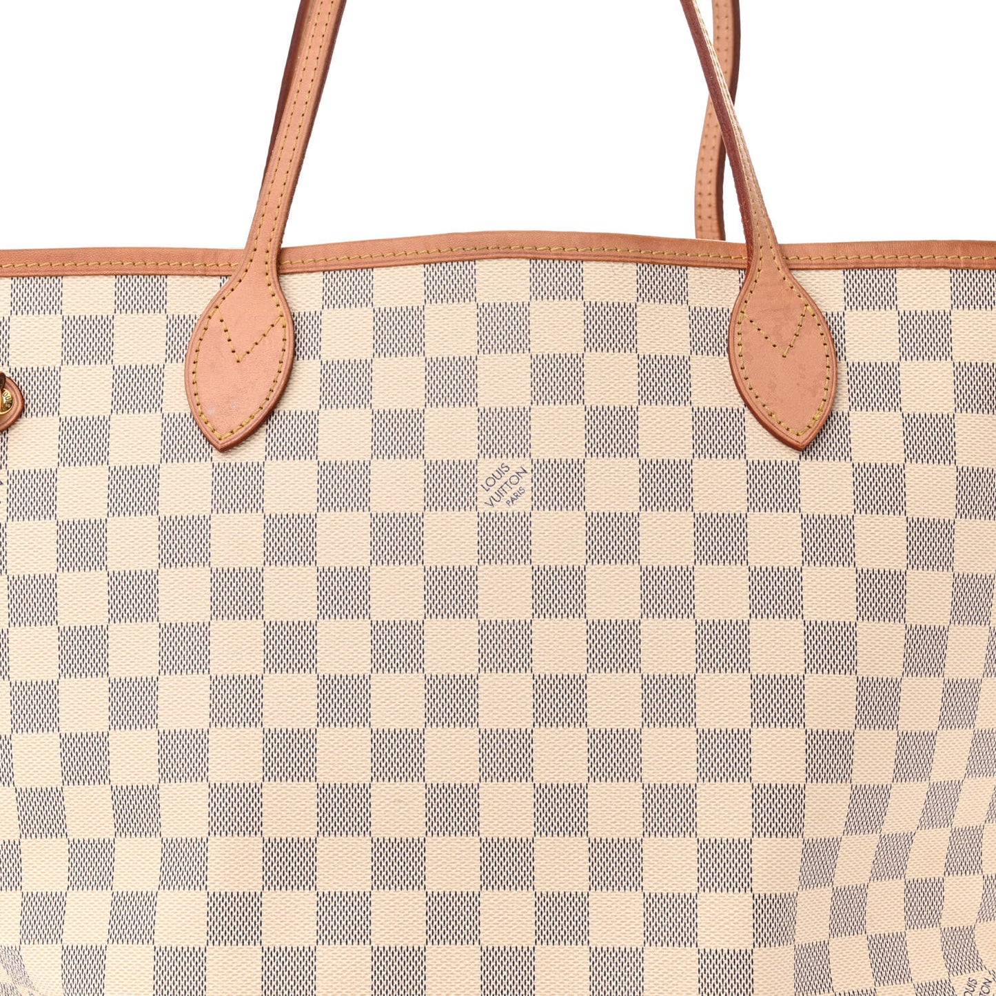 Damier Azur Neo Neverfull MM Rose Ballerine