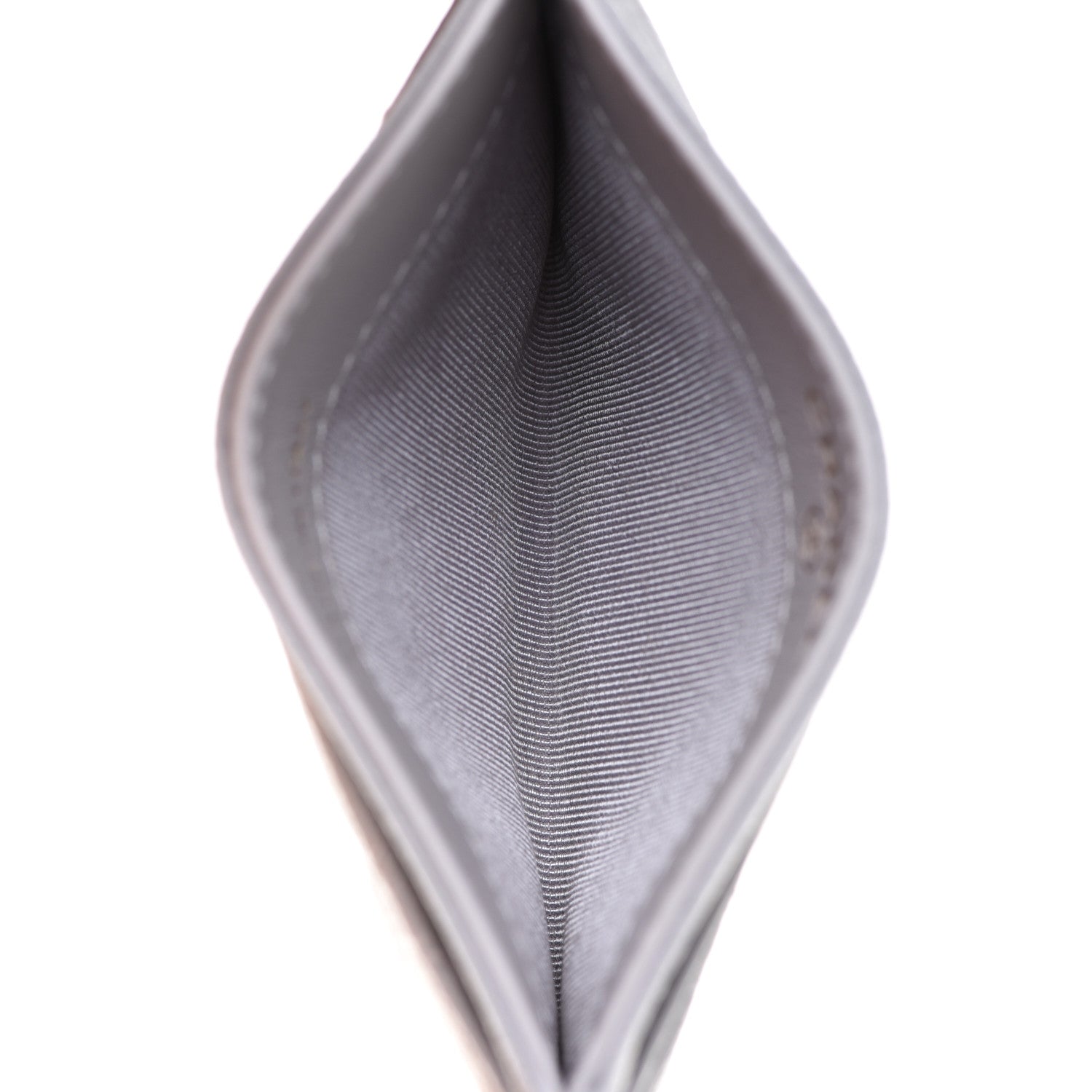 Chanel Caviar Quilted Card Holder Grey 5 of 8