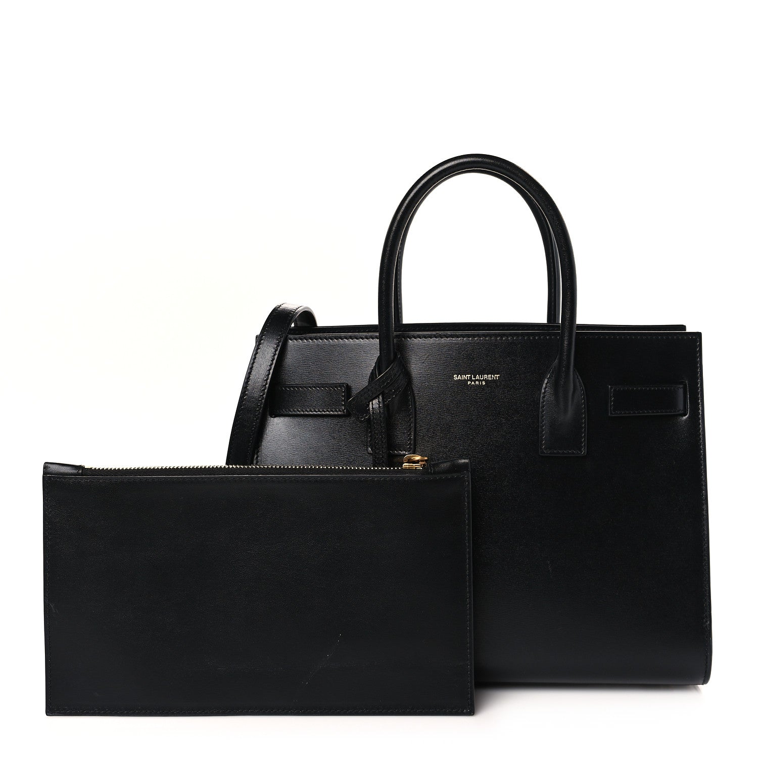 Saint Laurent Calfskin Baby Sac De Jour Black 1 of 9
