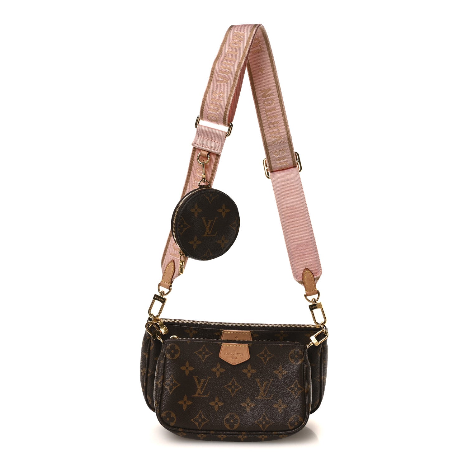 Louis Vuitton Monogram Multi Pochette Accessories Rose Clair 1 of 11