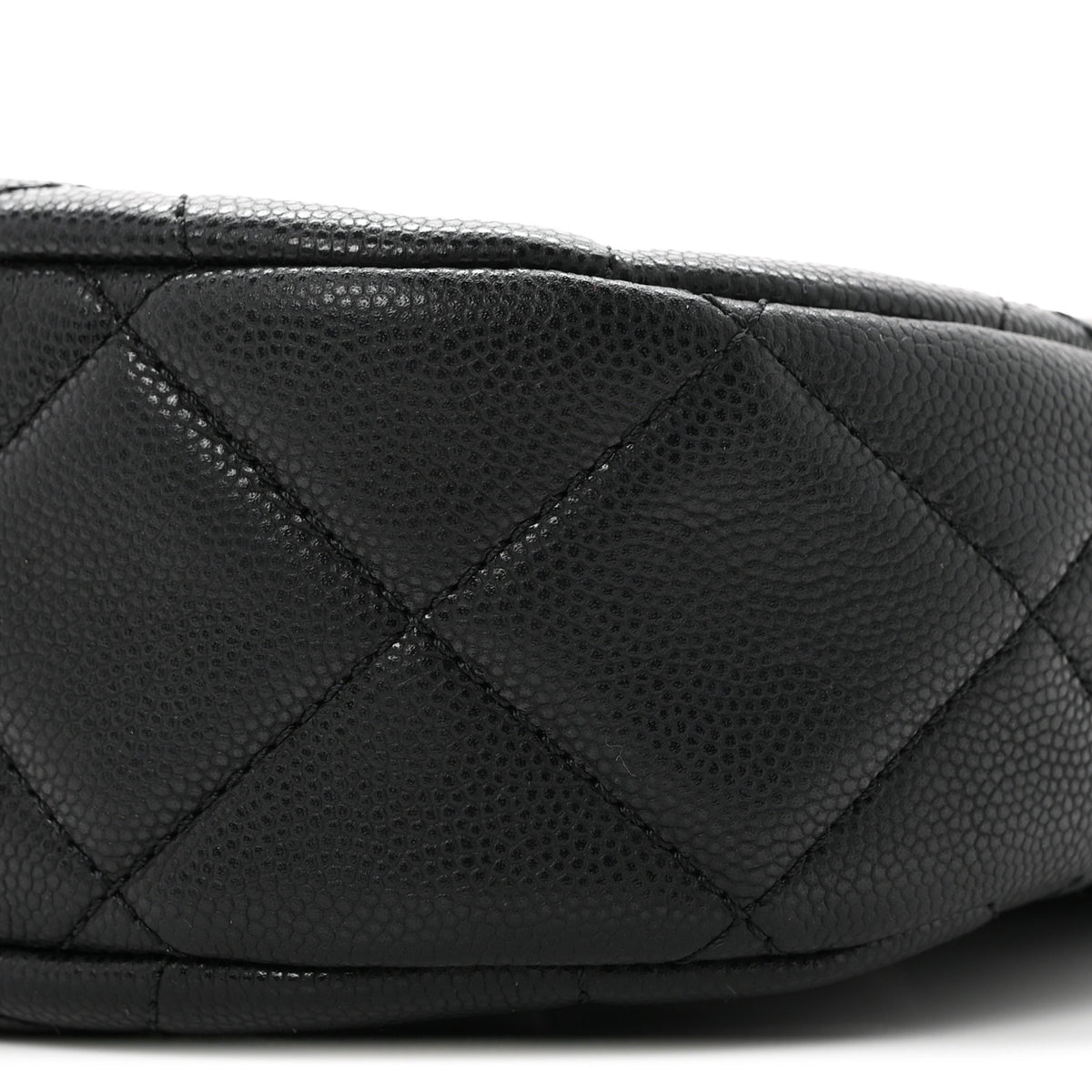 Chanel Caviar Quilted Triple Chain Hobo Black 10 of 10